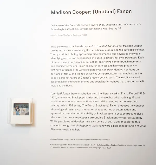 artwork by Madison Cooper, Visual Arts Center, UT Austin