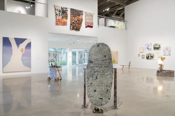 Student work from the 2023 Studio Art MFA Thesis Exhibition