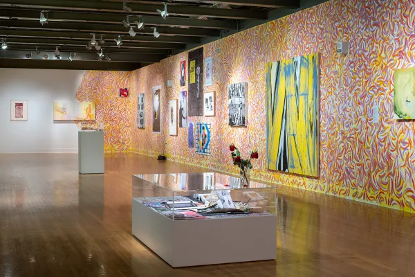 artwork by Corentin Canesson and others, Visual Arts Center, UT Austin