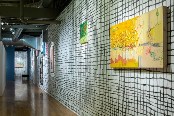 artwork by Corentin Canesson and others, Visual Arts Center, UT Austin