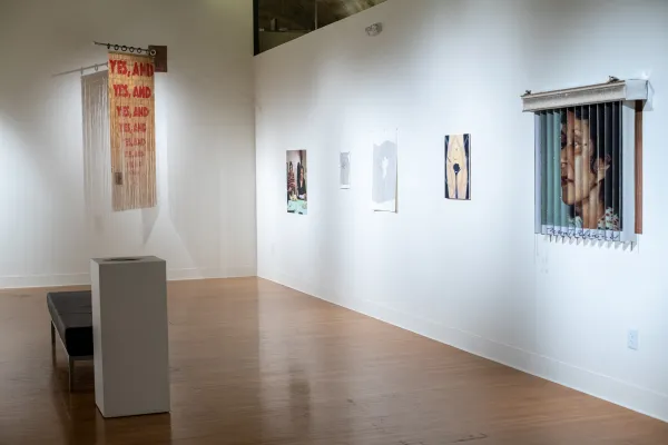 artwork by first-year MFA candidates, Visual Arts Center, UT Austin