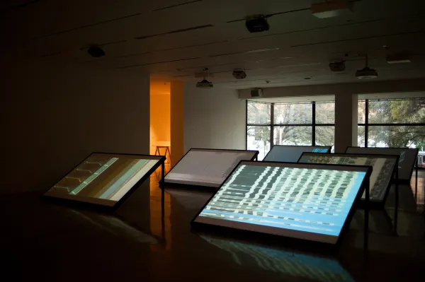 work by Justin Boyd, Visual Arts Center, UT Austin