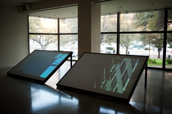 work by Justin Boyd, Visual Arts Center, UT Austin