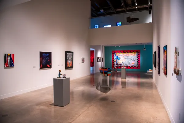 'Between Two Worlds' exhibition at Visual Arts Center, UT Austin