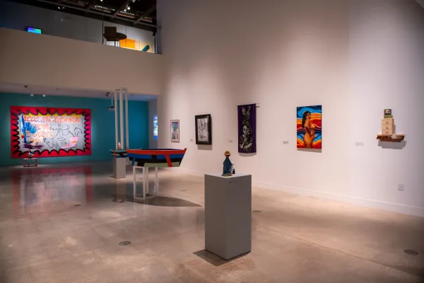 'Between Two Worlds' exhibition, Visual Arts Center, UT Austin