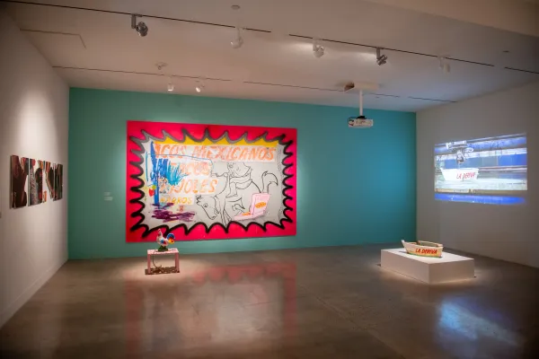 'Between Two Worlds' exhibition, Visual Arts Center, UT Austin