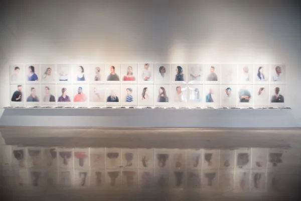 work by Ann Hamilton at Visual Arts Center, UT Austin