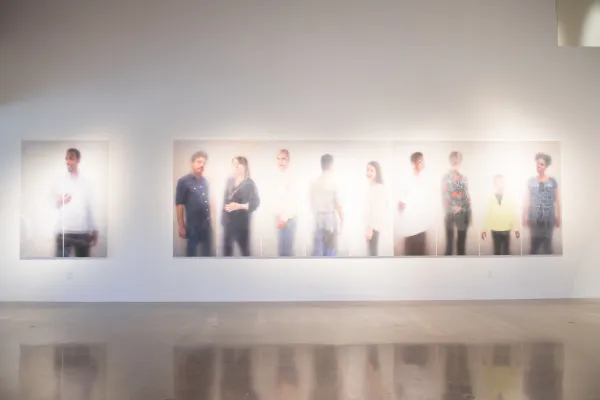 work by Ann Hamilton at Visual Arts Center, UT Austin