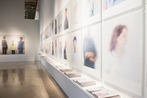 work by Ann Hamilton at Visual Arts Center, UT Austin