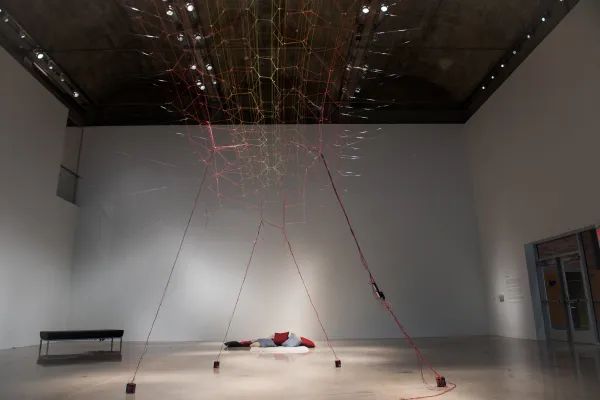 work by Victor Perez-Rul, Visual Arts Center, UT Austin
