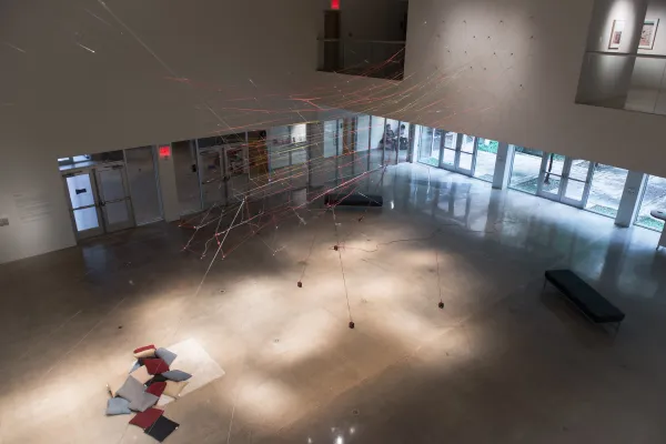 work by Victor Perez-Rul, Visual Arts Center, UT Austin