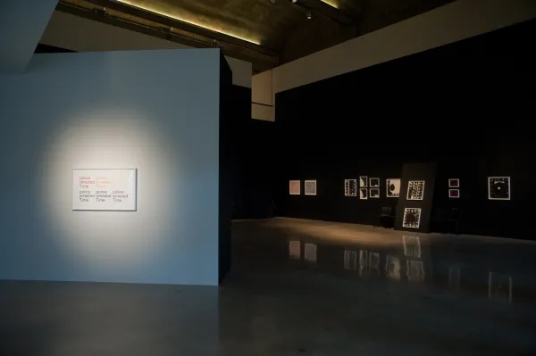 work by Emily Roysdon, Visual Arts Center, UT Austin