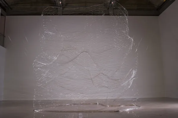 work by Alyson Shotz, Visual Arts Center, UT Austin