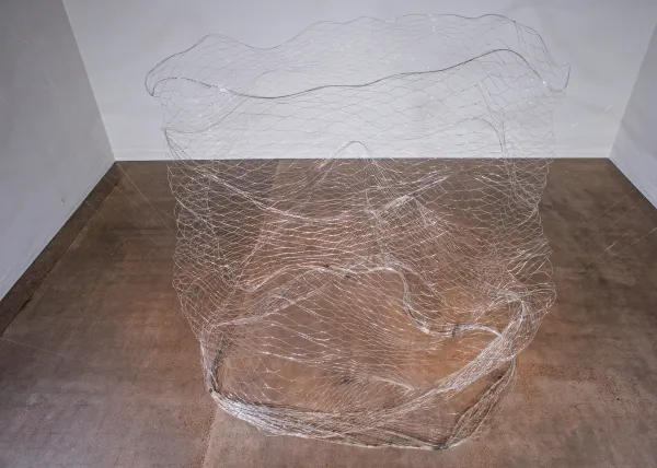 work by Alyson Shotz, Visual Arts Center, UT Austin