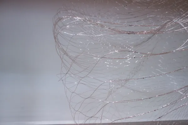 work by Alyson Shotz, Visual Arts Center, UT Austin