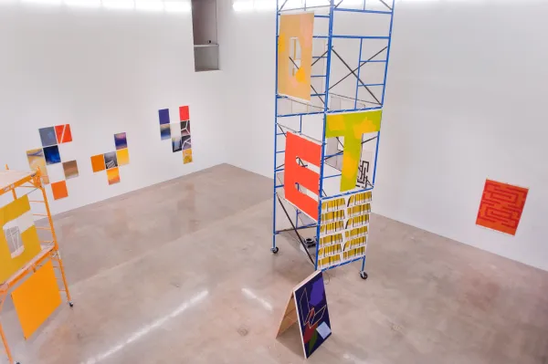 work by Mika Tajima, Visual Arts Center, UT Austin