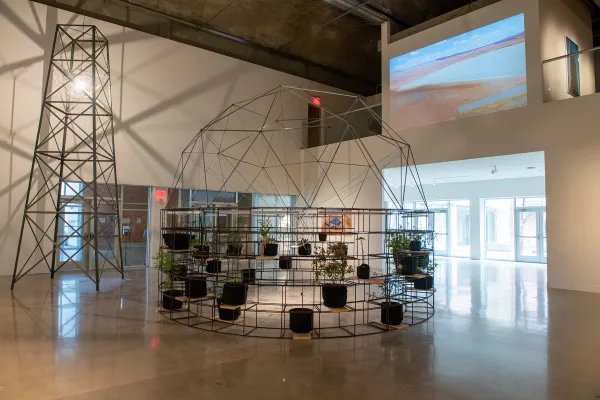 artwork by Will Wilson, Visual Arts Center, UT Austin