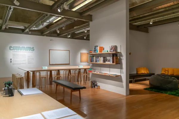 installation view of COMMONS