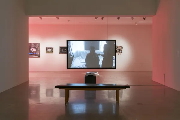 installation view of Love in Excess