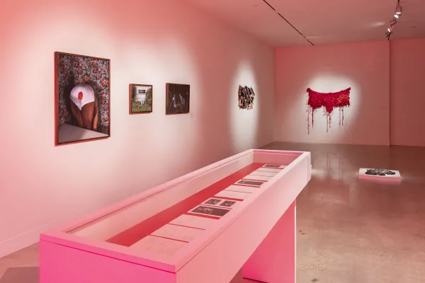 installation view of Love in Excess