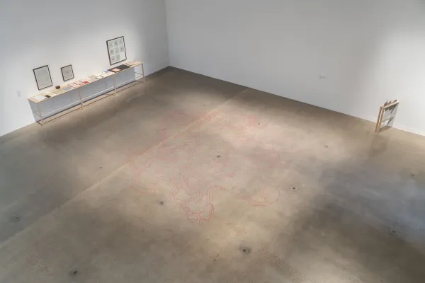 installation view of Abby Flanagan: To Move Through Stone