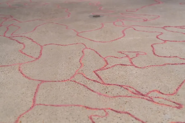 installation view of Abby Flanagan: To Move Through Stone