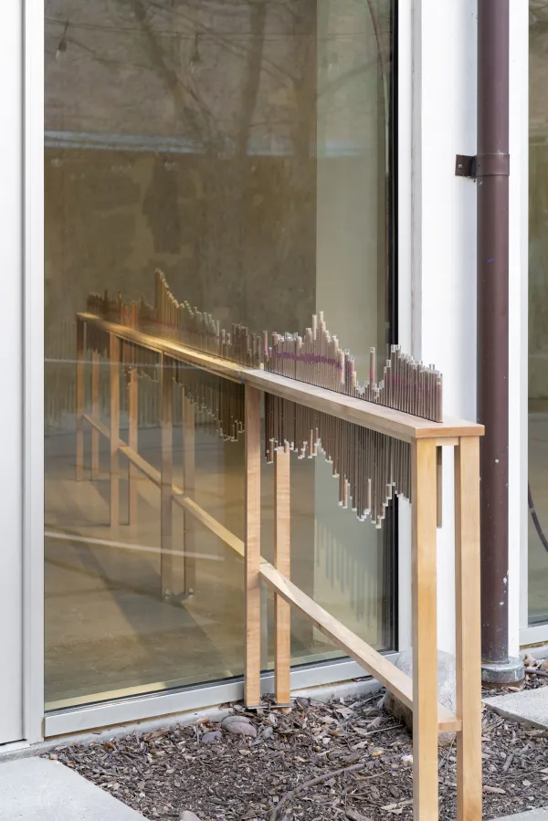 installation view of Abby Flanagan: To Move Through Stone