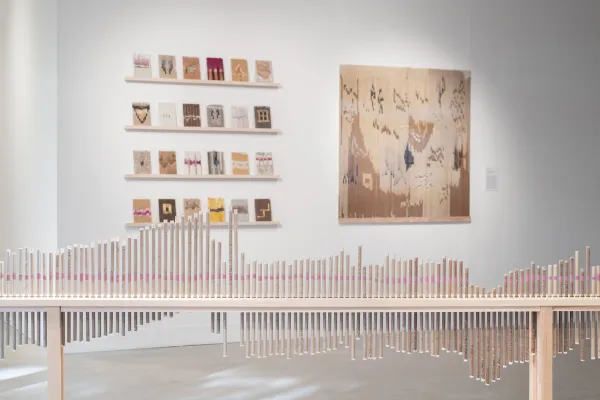 installation view of Abby Flanagan: To Move Through Stone