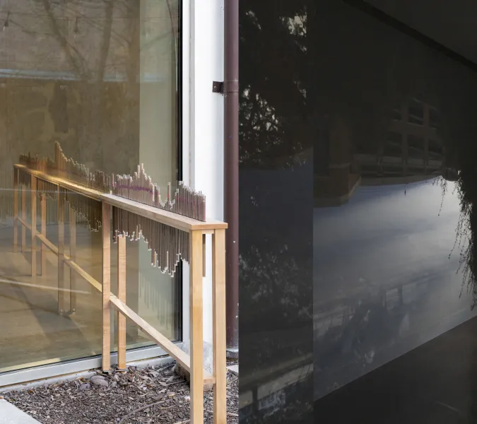 composite image of works by Abby Flanagan and Francesca Lally