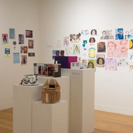 image of work in a gallery 