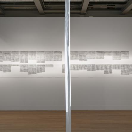 Installation view of Ten sounds I cannot hear