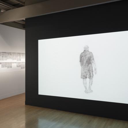 Installation view of Ten sounds I cannot hear