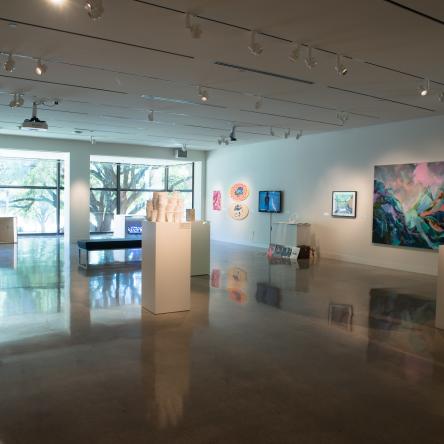 senior art exhibition at Visual Arts Center, UT Austin
