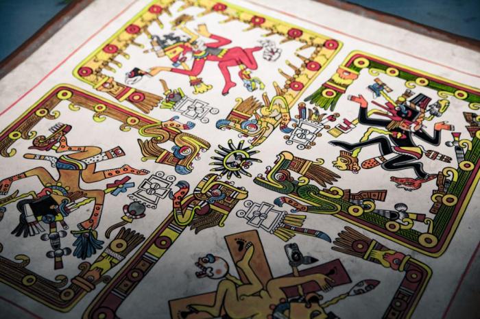 detail image from The Codex Borgia