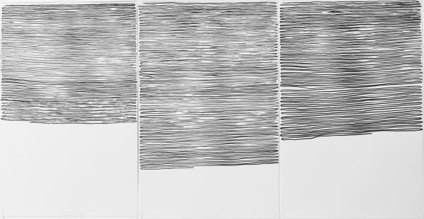 white image with black horizontal lines