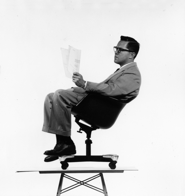 archival image of Charles Eames