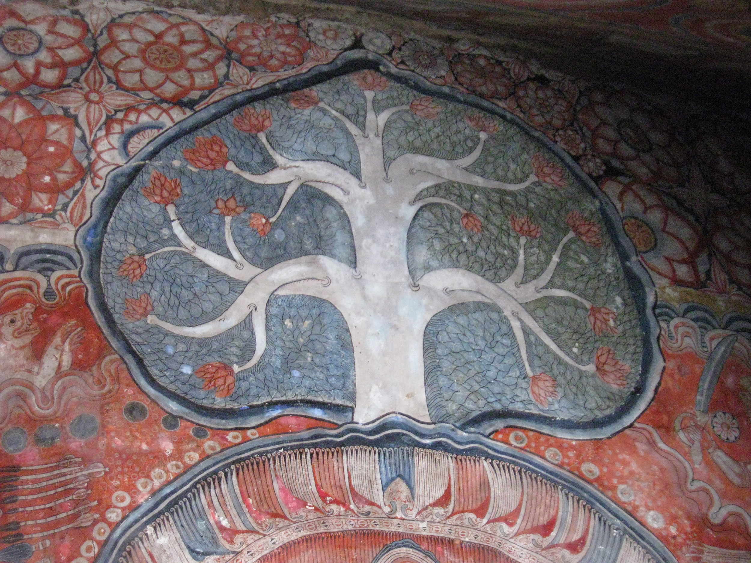 artwork depicting Buddhist bodhi tree