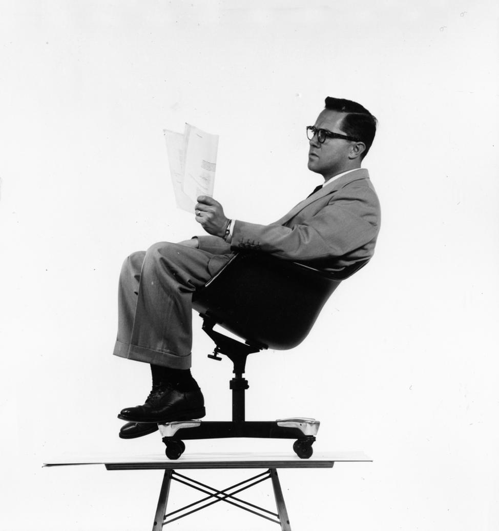 Sit Designs by Charles and Ray Eames Visual Arts Center