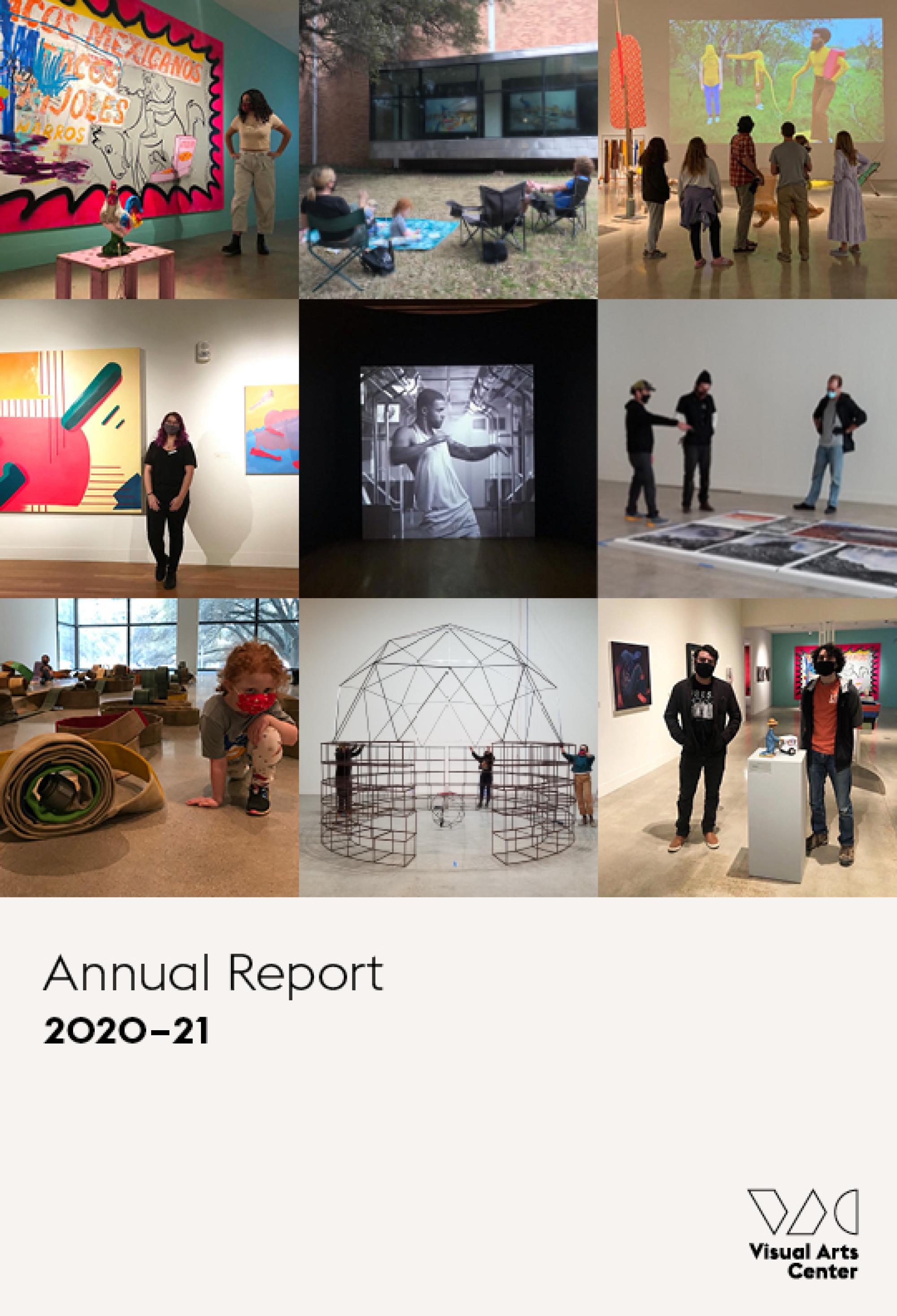 cover of VAC 2020-2021 annual report