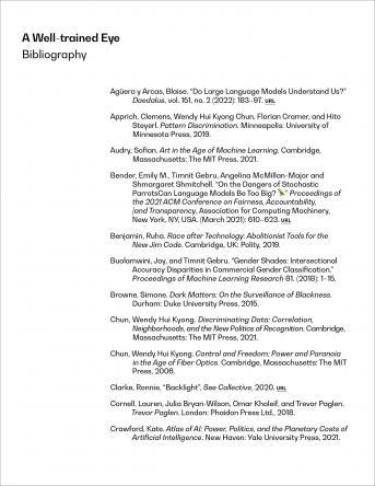 image of first page of bibliography for A Well-trained eye