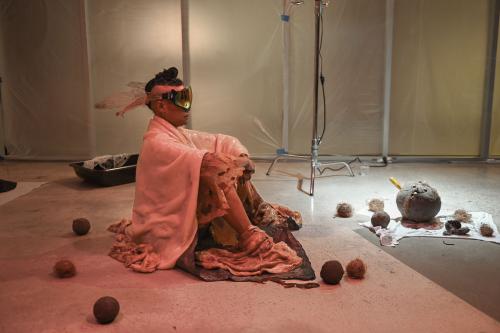 installation view of Las Nietas de Nono: In Residence