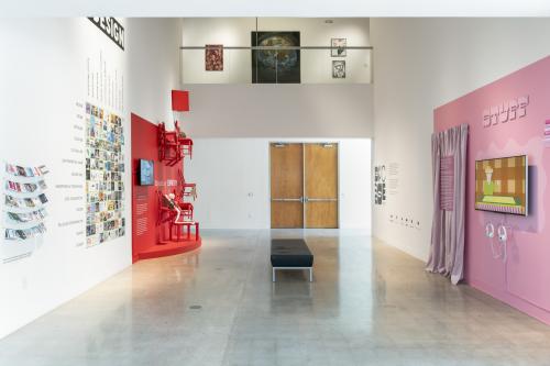 Student work from the 2023 Design MFA Thesis Exhibition
