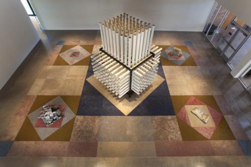 work by Ry Rocklen, Visual Arts Center, UT Austin