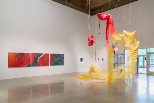 installation view of 2024 Studio Art MFA Thesis Exhibition