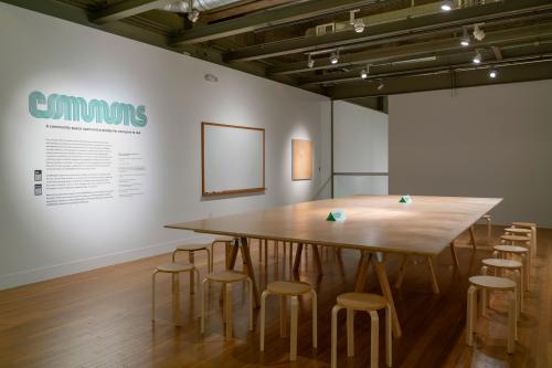 installation view of COMMONS