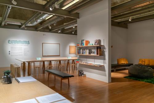 installation view of COMMONS