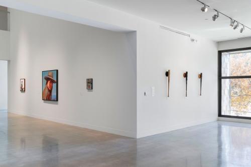 installation view of The Modern Cowboy