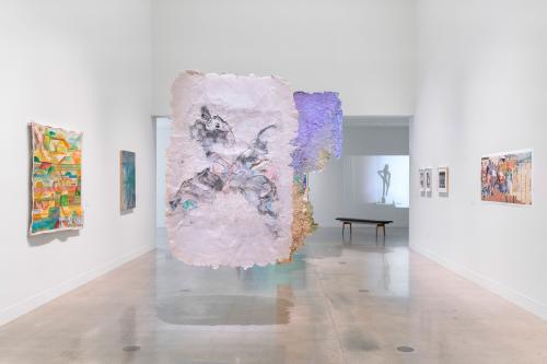 installation view of Retracing the Rubicon