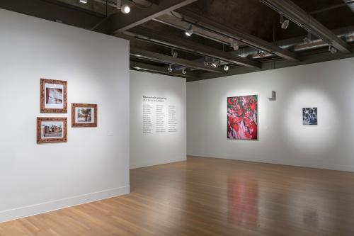 student work in the 2025 Senior Art Exhibition
