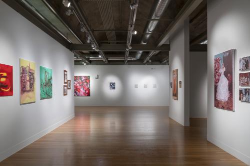 student work in the 2025 Senior Art Exhibition